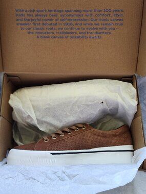 Women's Keds Brown Suede Sz 8M, NIB